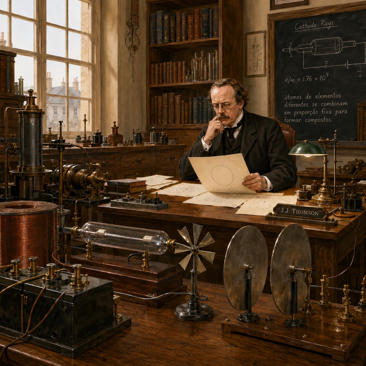 Laboratório de Thomson — fase gratuita do Escape Room de Química